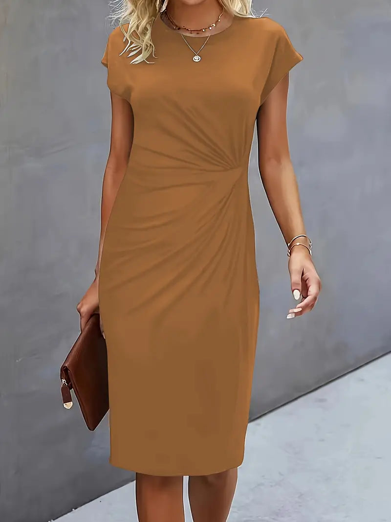Jacinda | Elegant Flattering Midi Dress