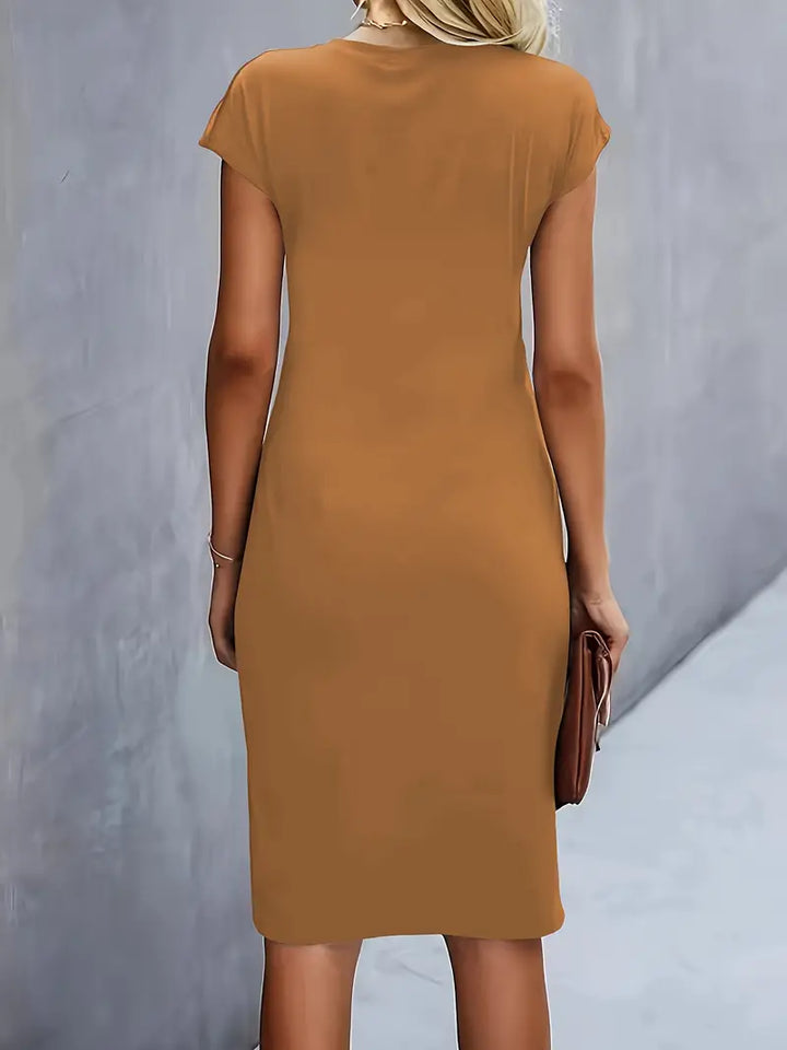 Jacinda | Elegant Flattering Midi Dress