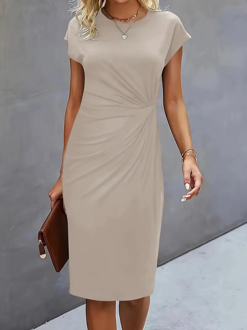 Jacinda | Elegant Flattering Midi Dress