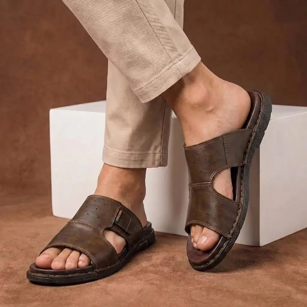 Men’s Slip On Casual Sandals Outdoor Beach Comfort Slides