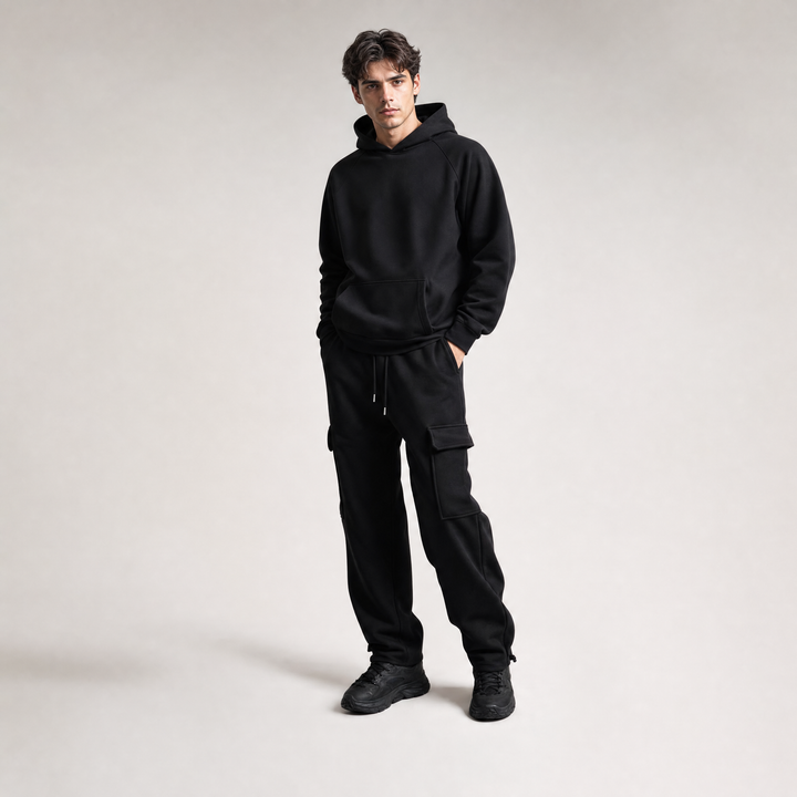 Men’s Casual Cargo Pants Relaxed Fit Multi Pocket Everyday Trousers