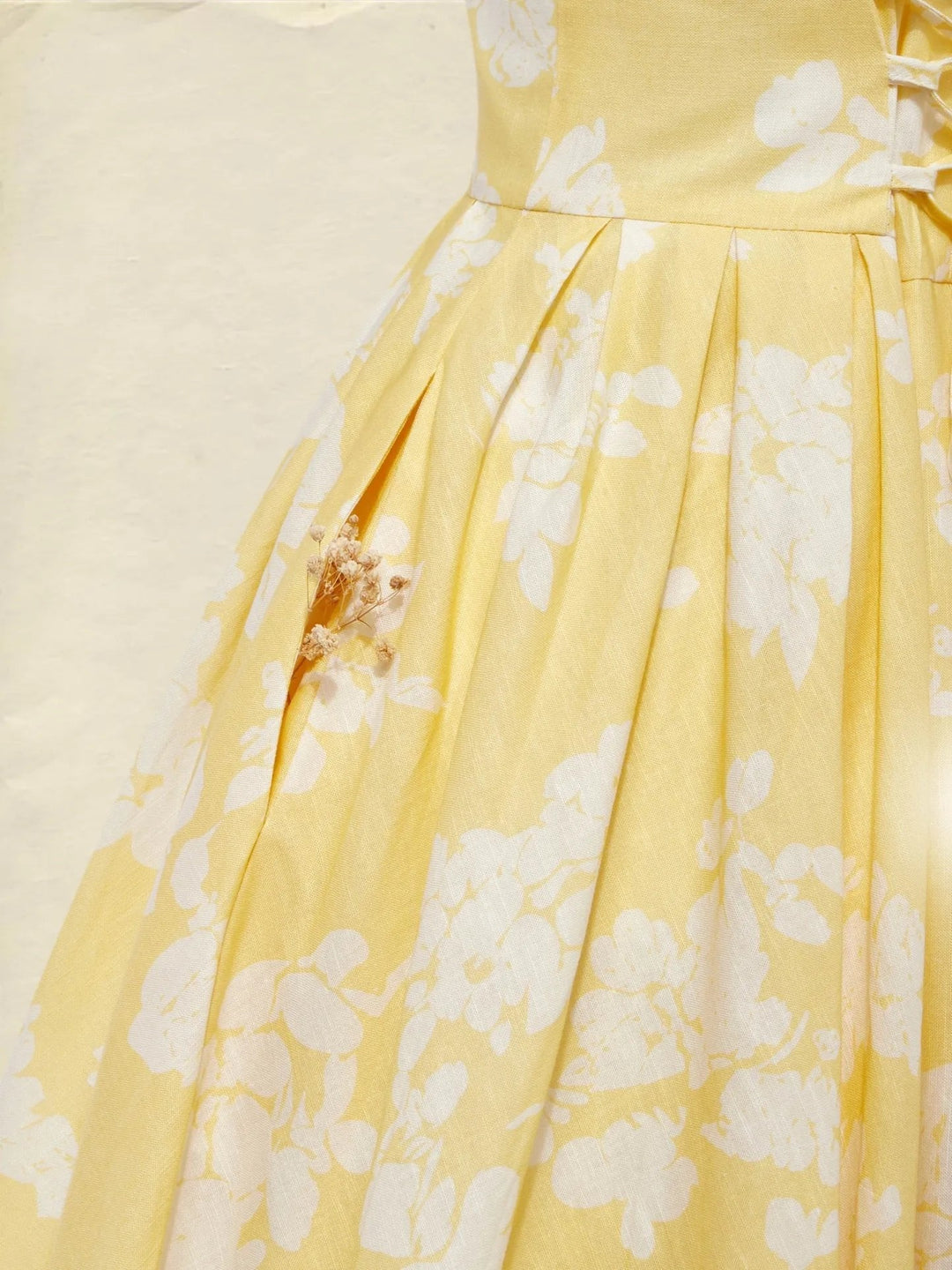 Midi Dress – Off-Shoulder Floral Swing