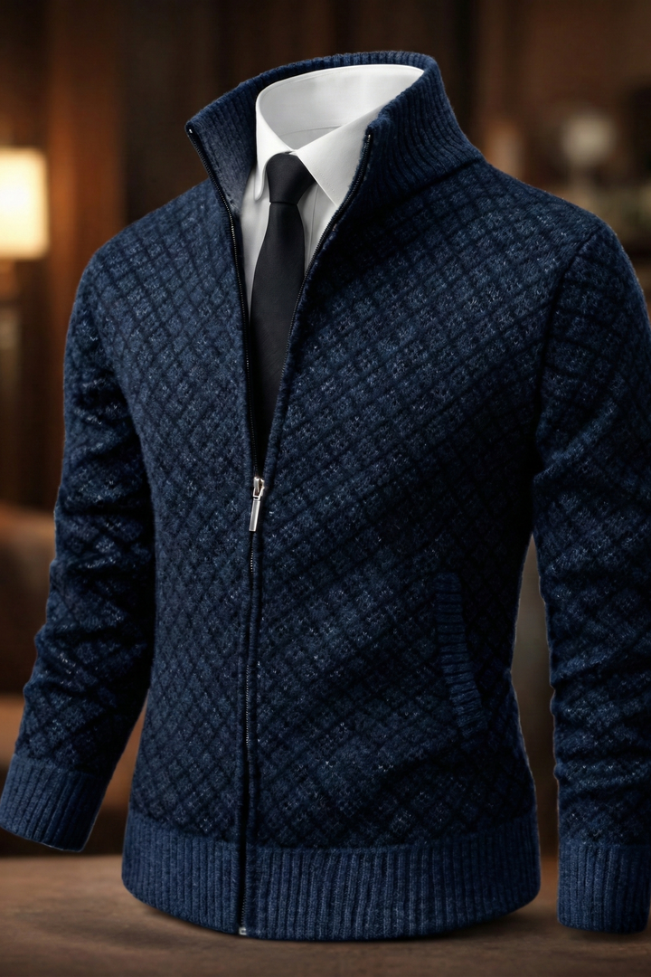 Takumi | Zip-Up Longline Relaxed Cardigan