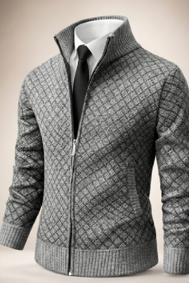 Takumi | Zip-Up Longline Relaxed Cardigan