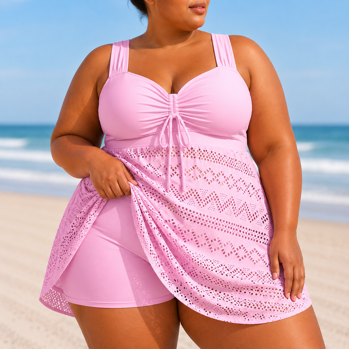 Novella | Flowing Overlay Swim Dress