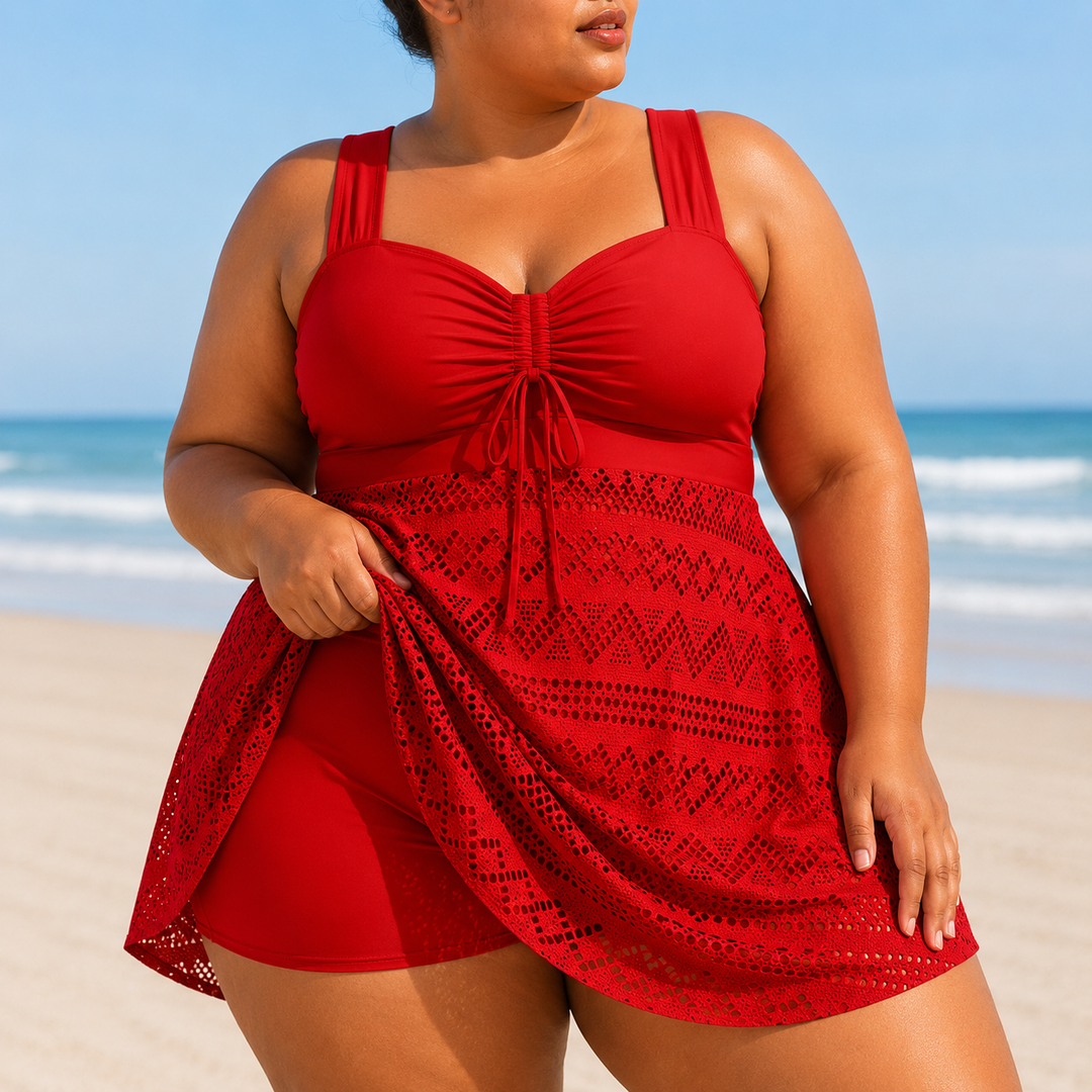 Novella | Flowing Overlay Swim Dress