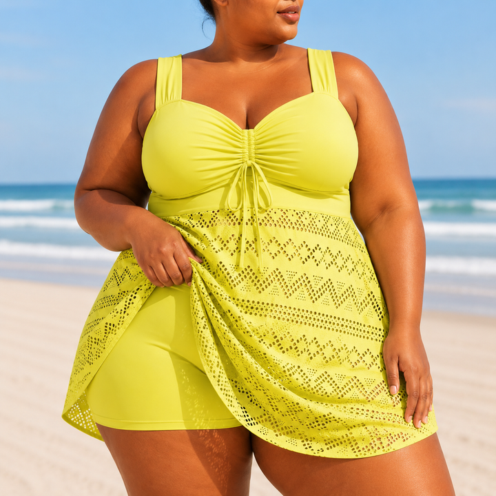 Novella | Flowing Overlay Swim Dress
