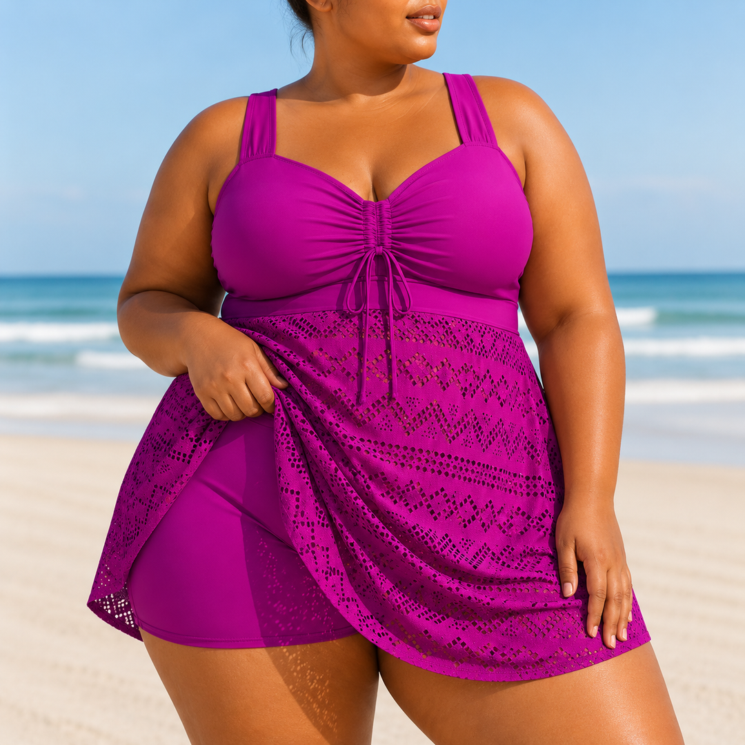 Novella | Flowing Overlay Swim Dress