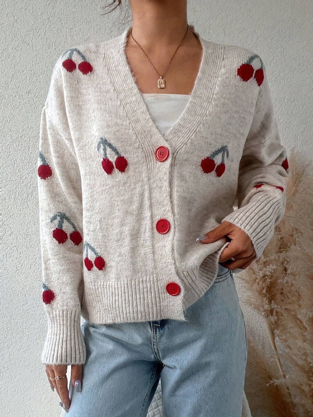 Women's Cropped Knit Cardigan Sweater
