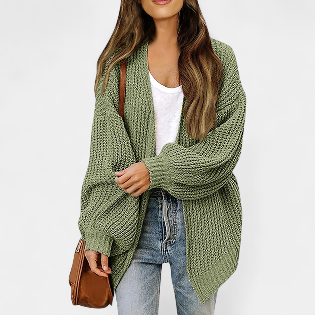 ALBA | Women's Oversized Long Knit Cardigan Sweater