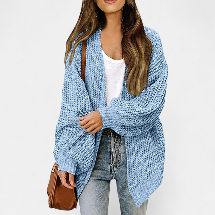 ALBA | Women's Oversized Long Knit Cardigan Sweater