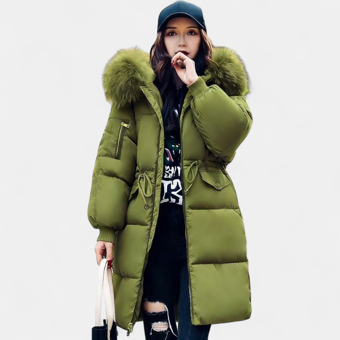 WINTA | Women's Long Puffer Coat Fur Hood