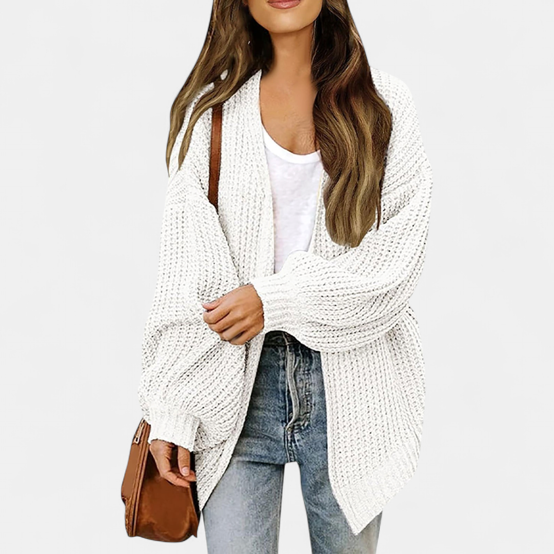 ALBA | Women's Oversized Long Knit Cardigan Sweater