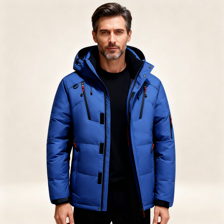 Nordfall Men’s Parka Winter Jacket – Thick Fleece-Lined Waterproof & Windproof Coat