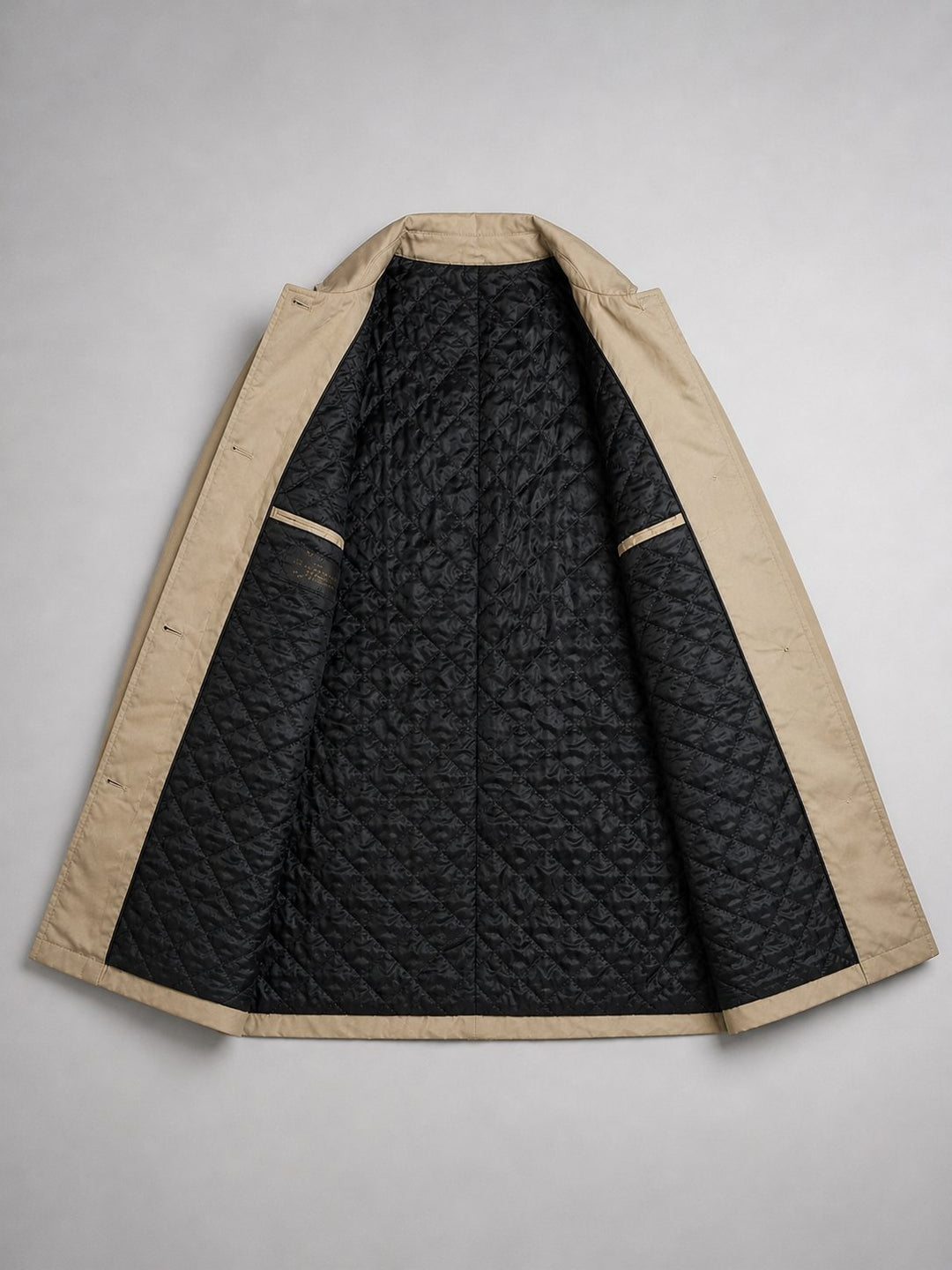 Single-Breasted Trench Coat for Men