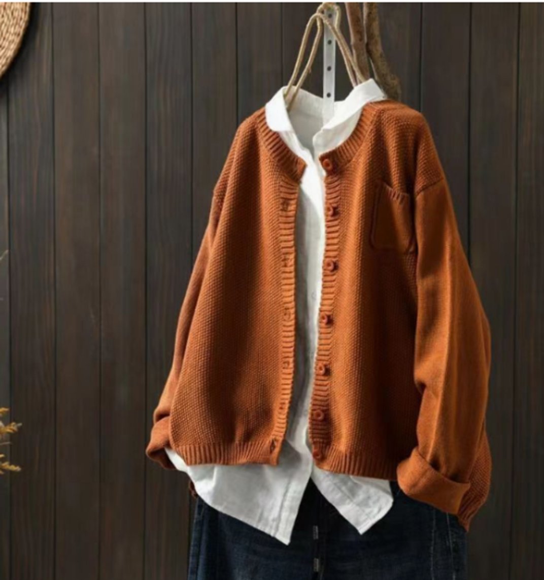 Aria | Women's Oversized Button-Front Knit Cardigan Sweater