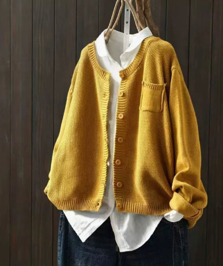Aria | Women's Oversized Button-Front Knit Cardigan Sweater